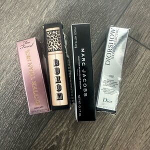 Set of 4 Travel Mascara - All Brand New Dior, Marc Jacobs, Too Face, Buxom